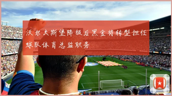 沃尔夫斯堡降级后黑金将转型担任球队体育总监职务